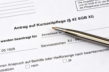 Kurzzeitpflege und Verhinderungspflege